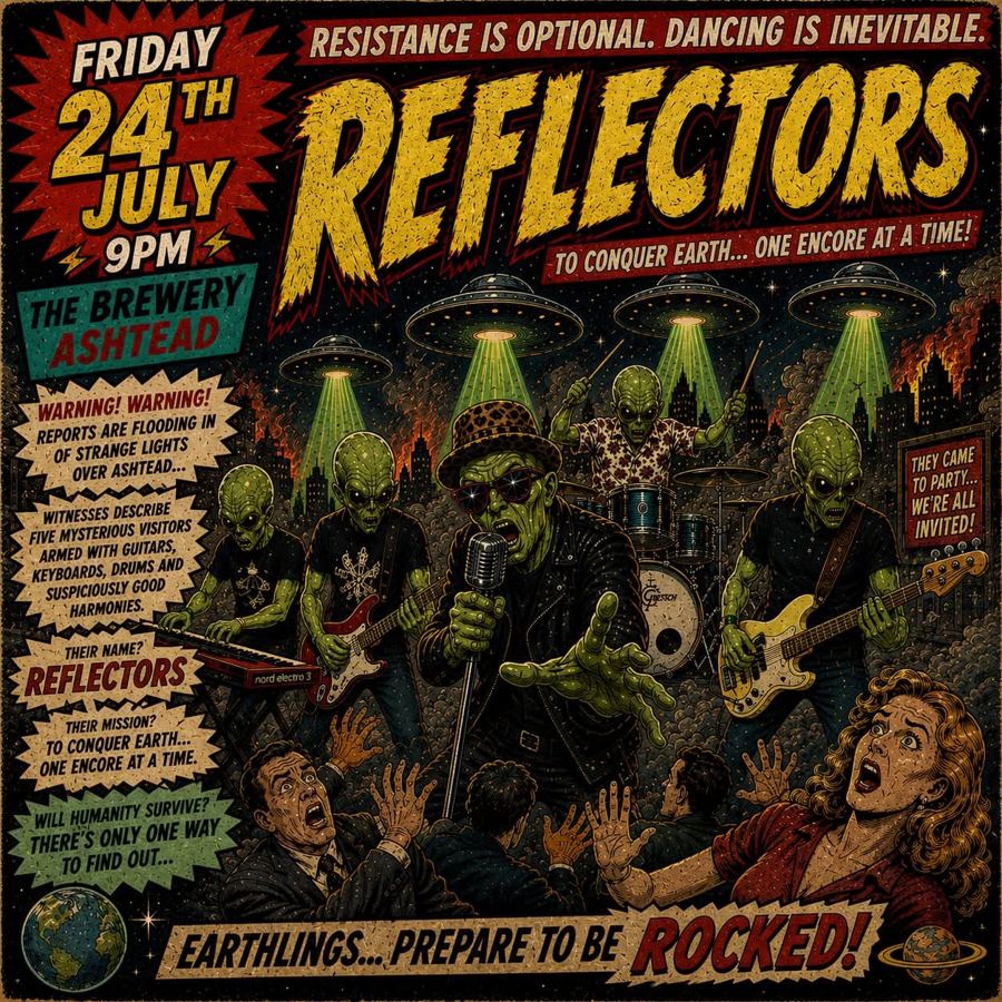 Gig poster: The Brewery Inn, Ashtead