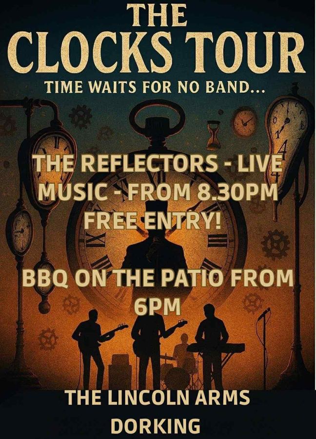 Gig poster: The Clocks Tour, Lincoln Arms