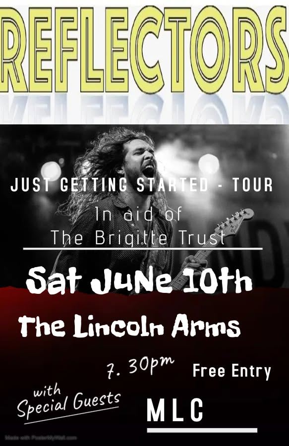 Gig poster: For the Brigitte Trust, Lincoln Arms